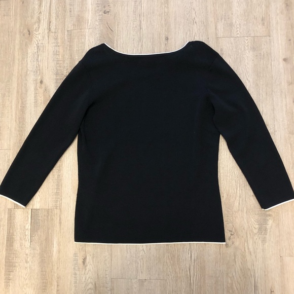 Poodle Top Black Sz S-M - Picture 2 of 6